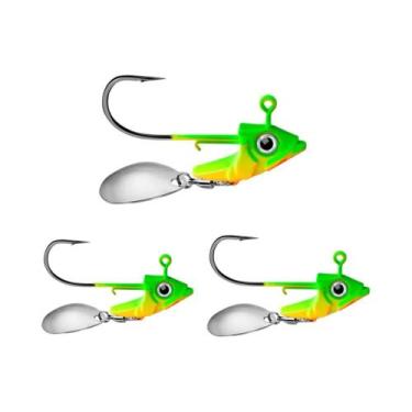 Imagem de Anzol De Pesca 3D Biónico Em Forma De Cabeça De Peixe Com Contrapeso D