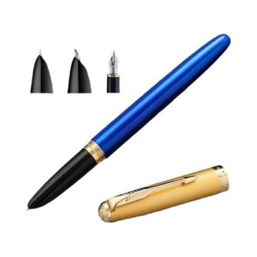 Imagem de Caneta Tinteiro JINHAO 85 Estilo Clássico Em Aço, Madeira E Plástico C