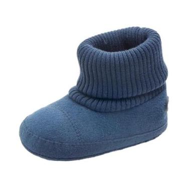 Imagem de Botas Infantis Para Bebês, Sapatos Quentes De Inverno, Sapatos Sólidos