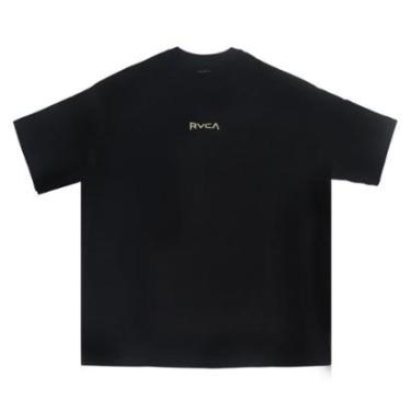 Imagem de Camiseta RVCA VA Code - Preto (Oversize)-Masculino