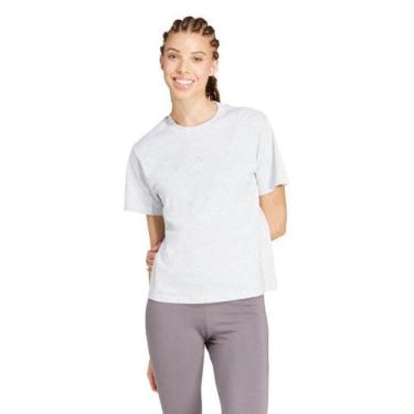 Imagem de Camiseta Adidas Small Logo Feminina, Cinza, G