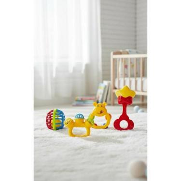 Imagem de Chocalho Mordedor Bebê: Dentição, Sensorial, Cores Vibrantes - Congrat