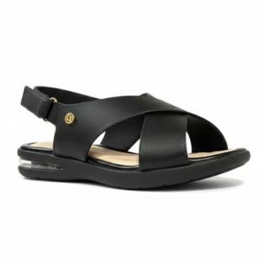 Imagem de Sandália Comfortflex Anabela Softstep Confortável e Estilosa-Feminino