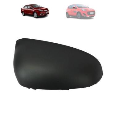 Imagem de Capa retrovisor fiat palio 2012 a 2025 grand siena preta lado direito 