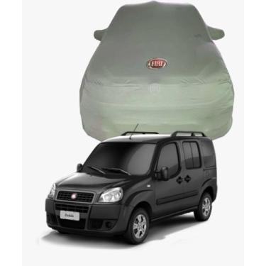 Imagem de Capa de Carro Fiat Dobló Tecido  Lycra Premium - Cadilhe Capas, Cinza 