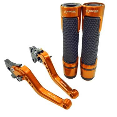 Imagem de Kit Manete Manopla Moto Yamaha Lander 250 X Factor 125 Ybr - Stark Rac