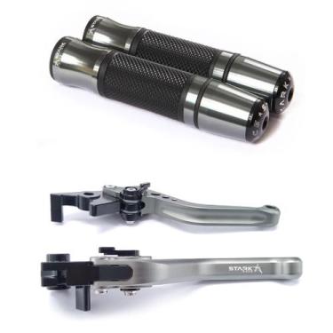 Imagem de Kit Manete Manopla Esportivo Zx 6 10 12 Z1000 Versys - Stark Race, Tit