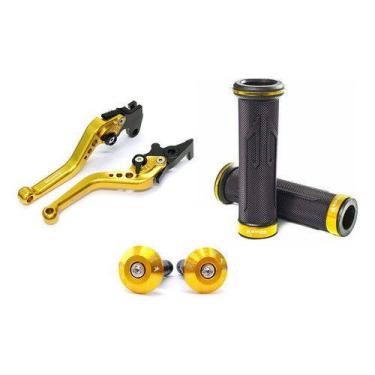 Imagem de Kit Manete Manopla Peso Tampa Honda Cb300 Cb 300 R Cb300r - NoBrand, D