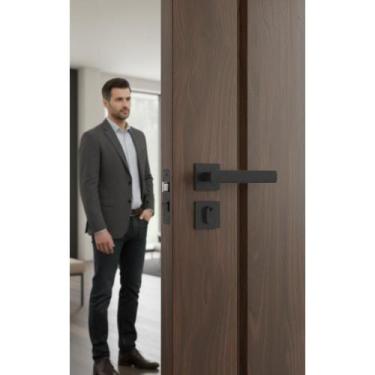 Imagem de 2x Fechadura Porta Externa 803/35 Preta - Segurança e Design - Congrat