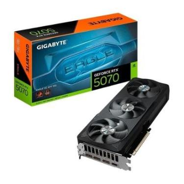 Imagem de Placa de Vídeo Gigabyte RTX 5070 EAGLE OC SFF 12G NVIDIA GeForce, 12GB GDDR7, 192bits,...