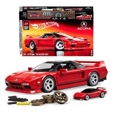 Imagem de Hot Wheels Brick Shop Jogo De Construção Elite Acura Nsx - Mattel Hot 