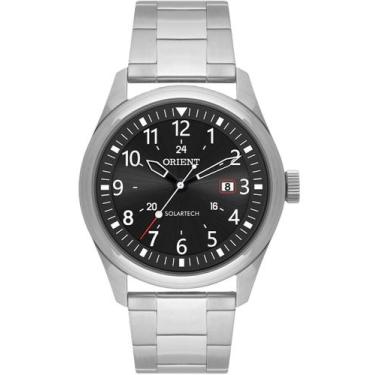 Imagem de Relógio ORIENT Masculino SolarTech MBSS1446 P2SX, PRATA-PRETO, UN