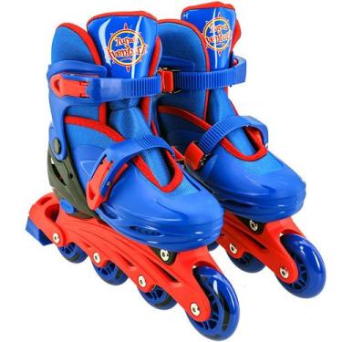 Imagem de Patins 2 em 1 ajustável tamanho M 34-37 com kit radical de proteção Tu