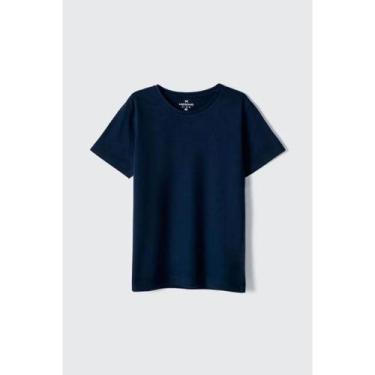 Imagem de Camiseta Manga Curta Básica Unissex Hering Kids Ref. 5CMU, Azul escuro
