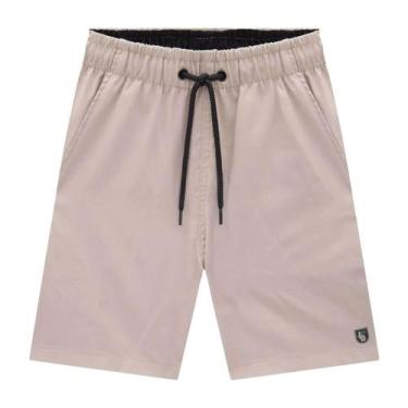 Imagem de Bermuda Luc.Boo Boxer Em Nylon Tecnospan C/ Elastano Bege Cor:BegeTama
