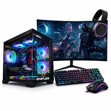 Imagem de AMD PC Gamer Completo Ryzen 5 5500, RX 6600, 16GB DDR4, SSD 480GB, 600W 80 Plus, Windows 11 Pro, PCRX008-E