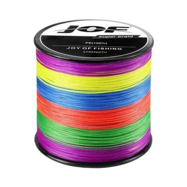 Imagem de Linha De Pesca Trançada Multicolorida 1000M 500M 300M 12 Fios Linha PE