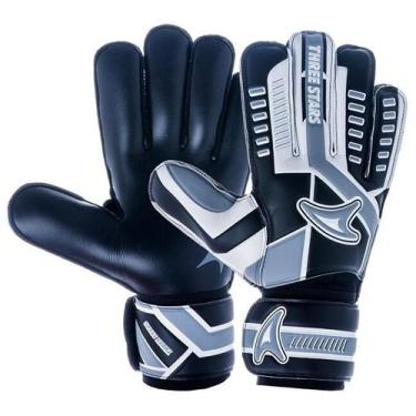Imagem de Luva Goleiro WEMBLEY pto/pto - Three Stars, P