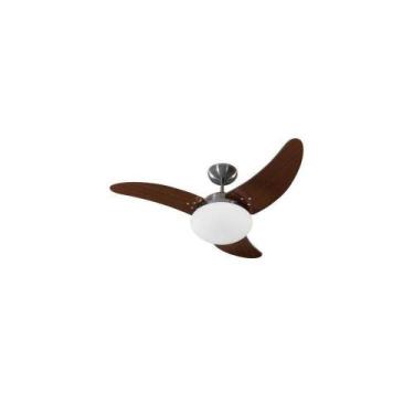 Imagem de Ventilador De Teto Tron Solano 3 Pás 127V Aço Escovado, 110V