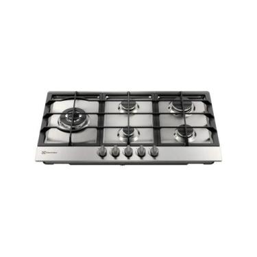 Imagem de Cooktop 5 Bocas à Gás Electrolux KE9DX Experience Inox Semi Profission