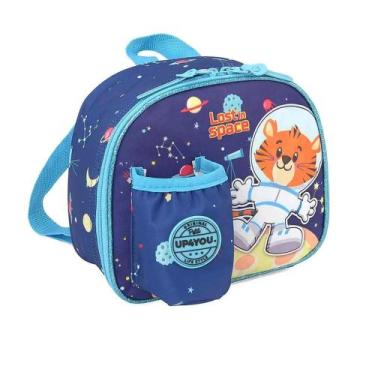 Imagem de Lancheira Térmica Petit Up4you Tigre Astronauta Azul Luxcel, 1