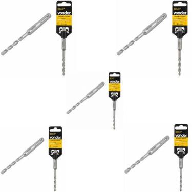 Imagem de Kit5 broca sds plus 06x110mm - vonder