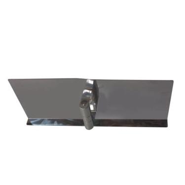 Imagem de Tampa De Inox Para Fogão A Lenha 50x19cm Churrasco - INOX LAURINDOS