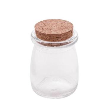 Imagem de Porta Mantimento de Vidro 100ml com Rolha - COLISEU