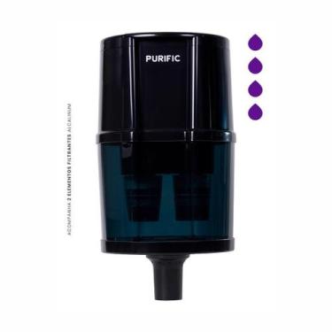 Imagem de Purific Alcalinum 20 Litros para Bebedouro  Água Alcalina, Preto