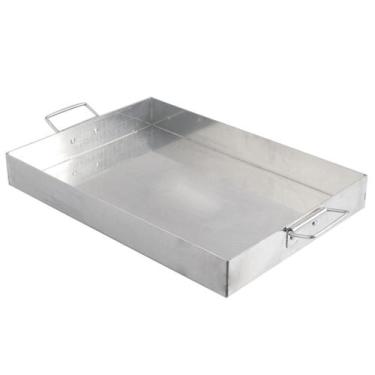 Imagem de Assadeira retangular com alça Profissional 33cm 3L Nacional - Alumínio