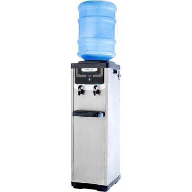 Imagem de Bebedouro de Coluna New Up Max Inox 127V Refrigerado por Compressor Ág