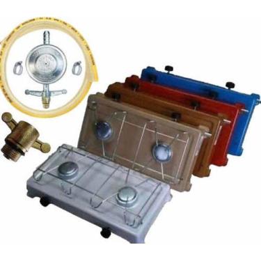 Imagem de Fogão 2 Bocas Jolly P2 Com Kit Instalação P2 P5, MLKIT_MLB3202409966_1