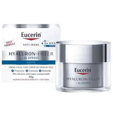Imagem de Hyaluron Filler 3x Effect Creme Noite Rejuvenescedor Facial 50ml - Euc