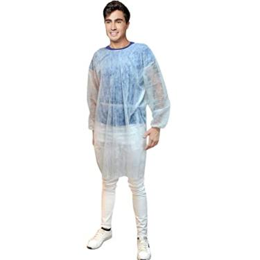 Imagem de AVENTAL DE PROTEÇÃO DESCARTÁVEL TNT COM MANGAS GRAMATURA 30 (10)