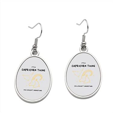 Imagem de Brinco It's a Capricórnio Things You Would t Understand – Brincos pendentes para meninas – Presente de festa de aniversário dos namorados, Metal, Sem pedras preciosas