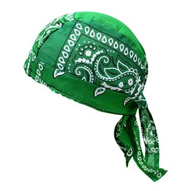 Imagem de DYNWAVE Chapéus Bandana Gorro, de Capacete para Rap Pesca, Verde
