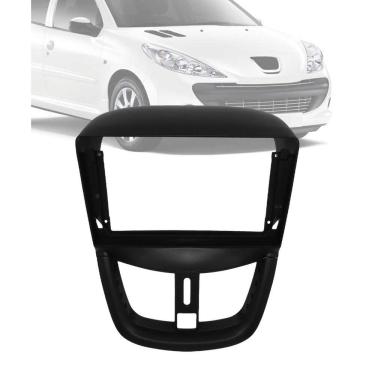 Imagem de Moldura 2 Din 9" Polegadas Peugeot 207 2006 até 2012
