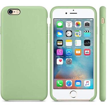 Imagem de Capinha para iphone 11 pro max xs max xr x casos para apple iphone 7 8 6 6 s plus logo case com caixa de varejo, hortelã, para iphone xs max