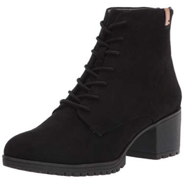 Imagem de Dr. Scholl's Shoes Bota feminina Laurence no tornozelo, Microfibra preta, 36