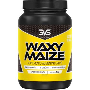 Imagem de Waxy Maize - Sabor Natural, 3VS Nutrition, 1000G - Fonte de carboidratos de baixo índice glicêmico - Fornece níveis de energia constantes