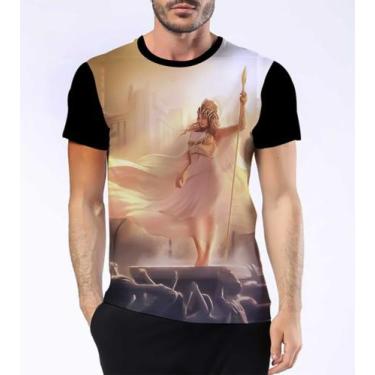 Imagem de Camiseta Camisa Atena Deusa Grega Sabedoria Mitologia Hd 10 - Dias No