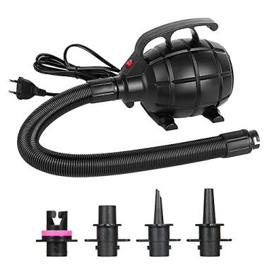 Imagem de Tingpai Bomba elétrica portátil de 500 W, colchão de ar, cama de ar, piscina, barco, balsa, inflagem rápida, bomba de ar elétrica pa infláveis