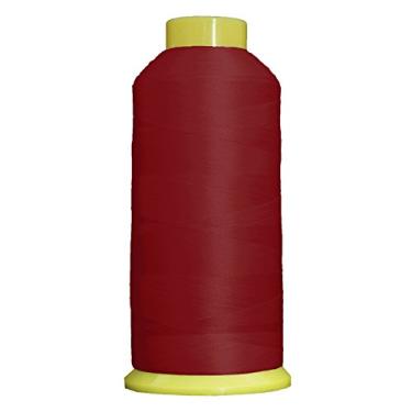Imagem de Threadart Linha de bordado para máquina de poliéster de cones grandes de 5000 m | Cones enormes de 5000 m (5500 jardas) 40wt | para máquinas de bordado e costura Brother Janome Bernina | Bay Berry No.