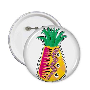 Imagem de Ilustração de elementos de cultura mexicano de pinheiro comida, broches, emblema, acessórios, decoração, 5 peças