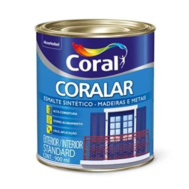 Imagem de Esmalte Coral Coralar Brilhante Vermelho 0,900L Standard