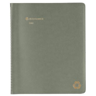 Imagem de AT-A-GLANCE Agenda mensal reciclada, 22,5 x 28,5 cm, verde, 2013 (70-260G-60)
