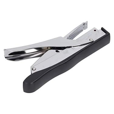 Imagem de Grampeador de Mesa Prático Núcleo de Metal Prático Grampeador para 10 Folhas (Preto)