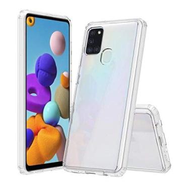 Imagem de Capa Protetora Para Samsung Galaxy A21S com Tela de 6.5" Polegadas Capinha Case Transparente Air Anti Impacto Proteção De Silicone Flexível A21S