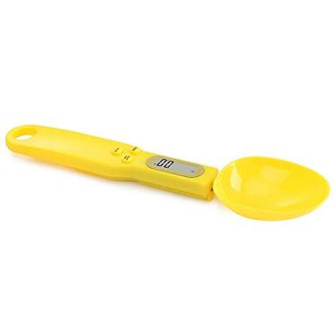 Imagem de balança de cozinha pequena portátil balança eletrônica 0,1g colher medidora de pó medicinal ingredientes ingredientes balança de colher mini balança de presente