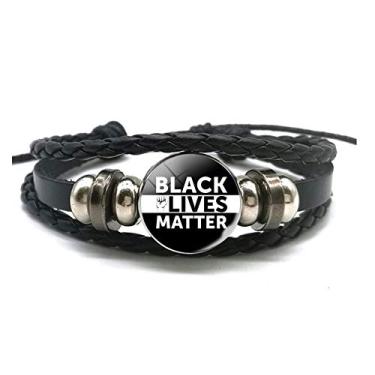 Imagem de Pulseira Unisex Black Lives Matter Vidas Negras Importam